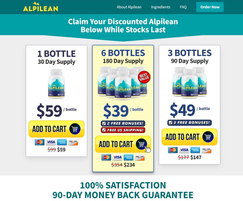 How To Order Alpilean online?